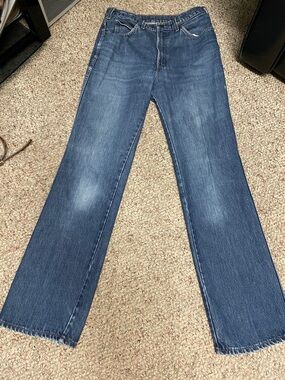 Vibtage 70s/80s GWG Classic Straight Leg Blue Jeans